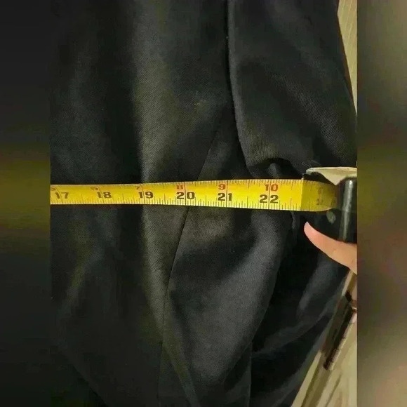 Hilfiger Rare Made In Italy Super 120's Blue Blazer 3 Btn Center Vent - Picture 7 of 7